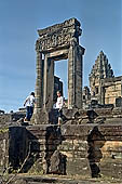 Bakong temple - ruins of the ancillary tower.